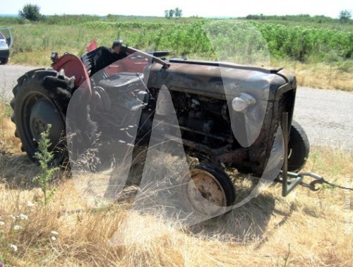 VRSAC - Zapaljen traktor na kom je poginuo Dorin Lacku - 04.07.2012